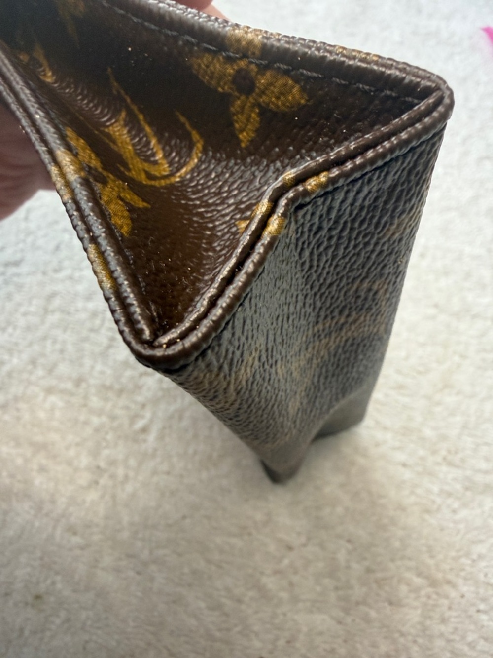 Louis Vuitton Monogram Pochette Toilette 15 M47546 Wristlet/Clutch - Picture 11 of 12